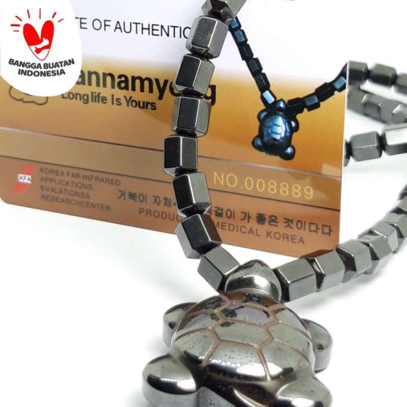Jual Kalung Kesehatan Bio Energi Ginsamyong Hematite Stone Murah Mei 2021 Blibli