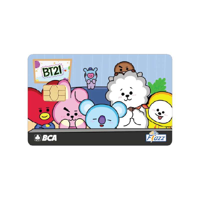 Jual Kartu Flazz Bca Gen 2 Terbaru Kartun Anime Bt21 Karakter Lucu Kartun Anime Kartu Etoll E Toll Emoney E Money Winlycollections 1 Sisi Saldo Nol Online Oktober 2020 Blibli Com