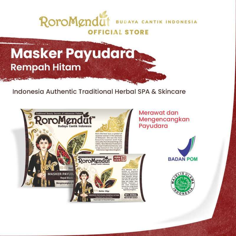 Jual Masker Pembesar Payudara Pengencang Roro Mendut Online November 2020 Blibli