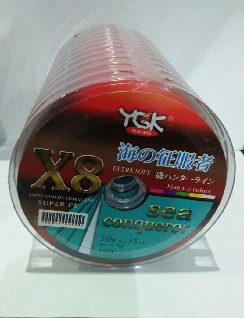 Jual Senar Ygk Sea Conqueror X8 5 0 85lb 100m Terbaru Juli 21 Blibli