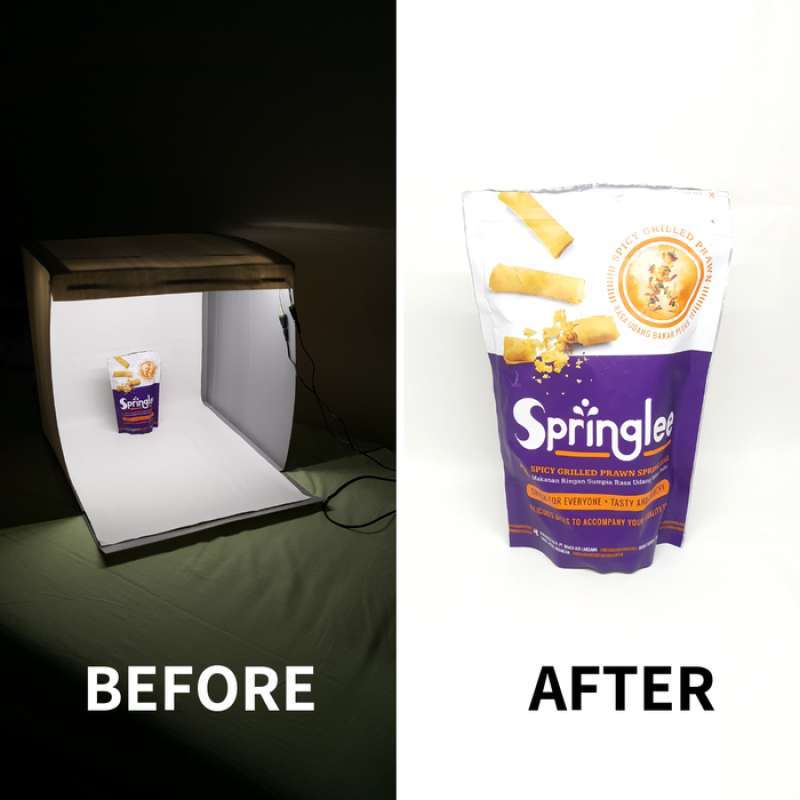 Promo Mini Box Studio Foto Impodio 40 X Free Custom Motif