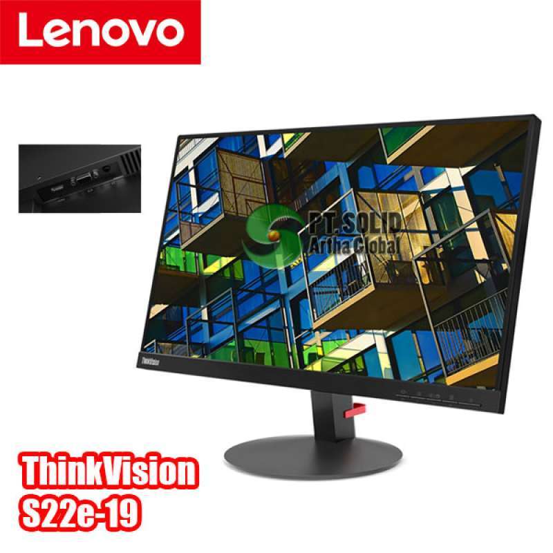 Jual Lenovo Thinkvision S22e 19 Monitor 21 5 Inch Garansi Resmi Online Oktober 2020 Blibli Com