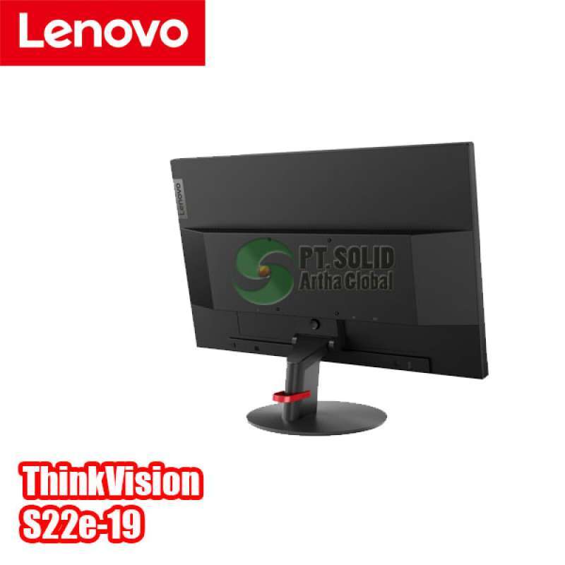 Jual Lenovo Thinkvision S22e 19 Monitor 21 5 Inch Garansi Resmi Online November 2020 Blibli