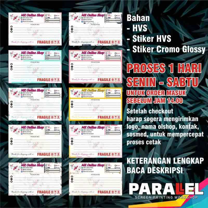 Jual Stiker Pengiriman Olshop Stiker Label Pengiriman Online April 2021 Blibli