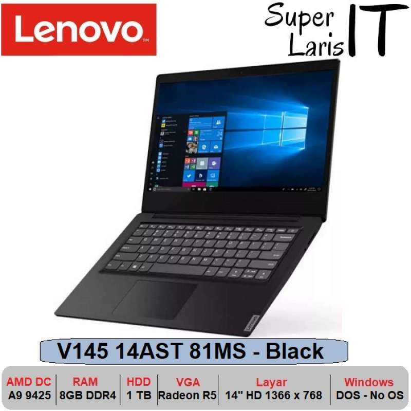 Jual Laptop Lenovo V145 14ast 81ms A9 9425 8gb 1tb Amd R5 Dvd 14 No Os Tas Online Desember 2020 Blibli
