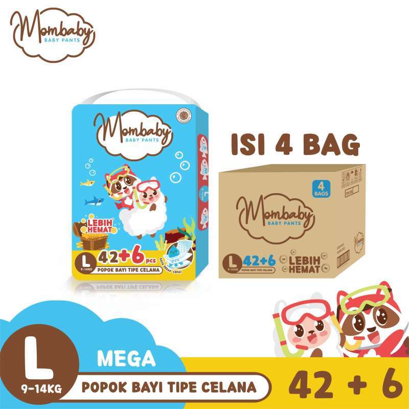 Mombaby Pants Mega Pack isi 4 Pack