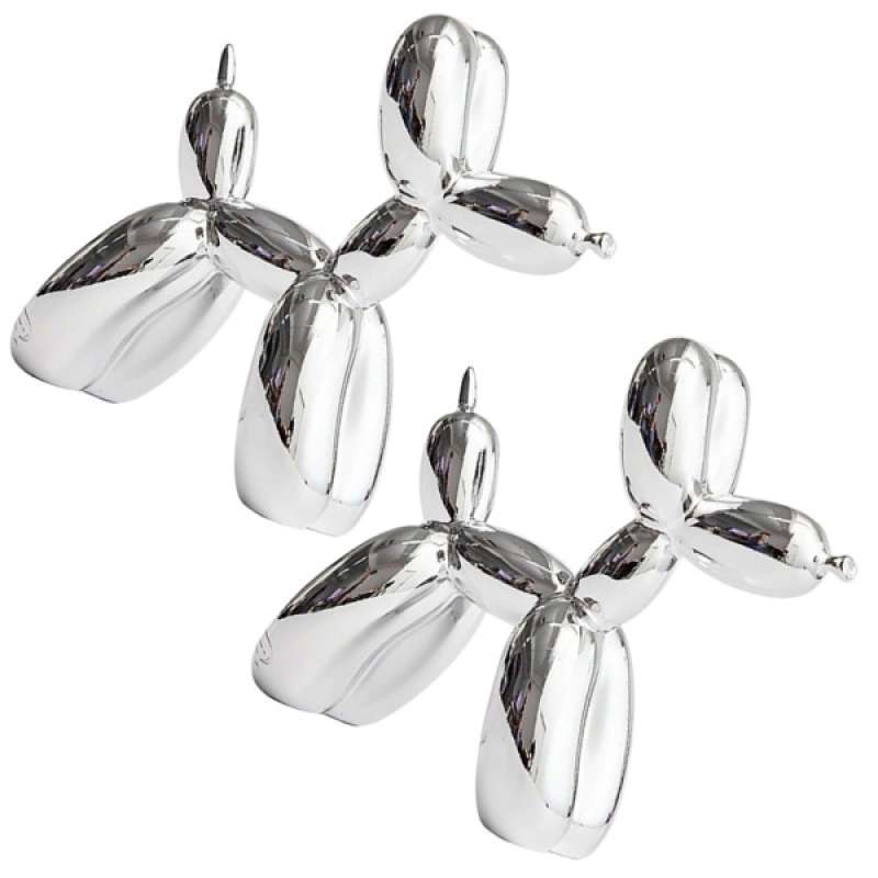 Jual 2 Pack Resin Decorative Balloon Dog Ornament Desktop Decoration Craft Silver Online Desember 2020 Blibli