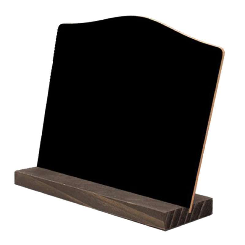 New Freestanding Love Heart Memo/ Note Chalkboard With Clip & Round Base 