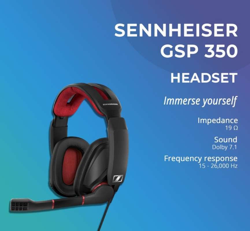 Jual SENNHEISER GAMING HEADSET GSP350 