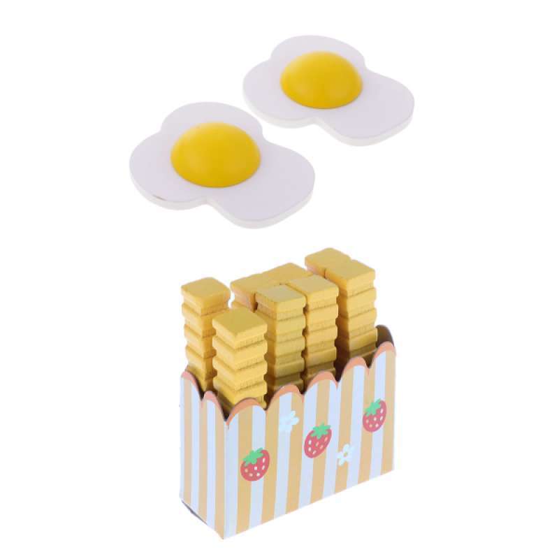 wooden toy kitchen food