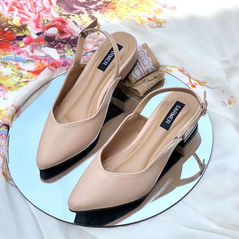 SARMER EVAA HEELS 3CM IVORY