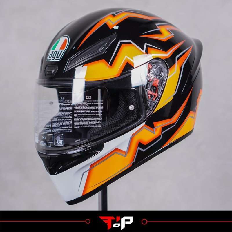 Helm full new arrivals face orange