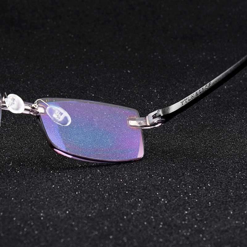 Jual Belmon Kacamata Baca Frameless Blue Film Reading Glasses Plus 1 641 Online Desember 2020 Blibli