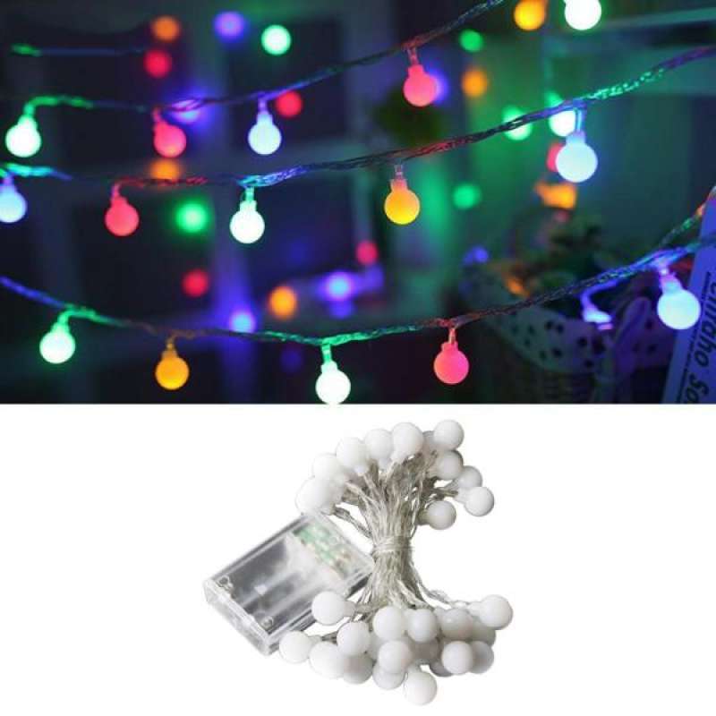 Jual Led String Lights Balls Christmas Light Fairy String Lights Backyard Decor Online November 2020 Blibli
