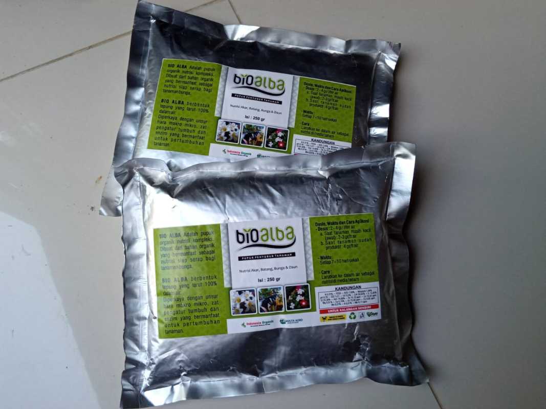 Promo Pupuk Organik Padat Untuk Bunga, Pupuk Bio Alba Semua ...
