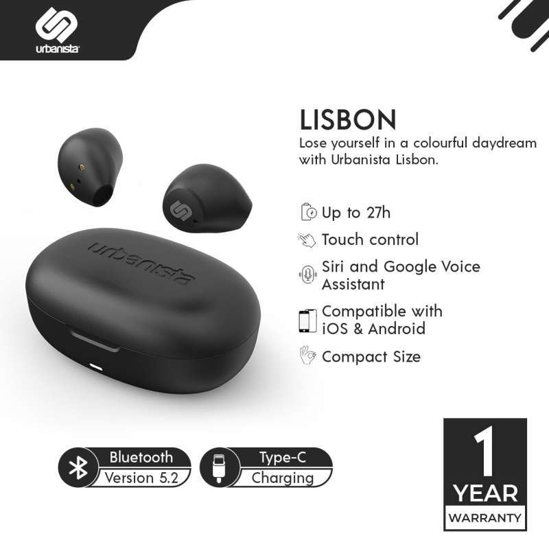 Jual Urbanista Lisbon True Wireless Bluetooth Earbuds Tws Headset