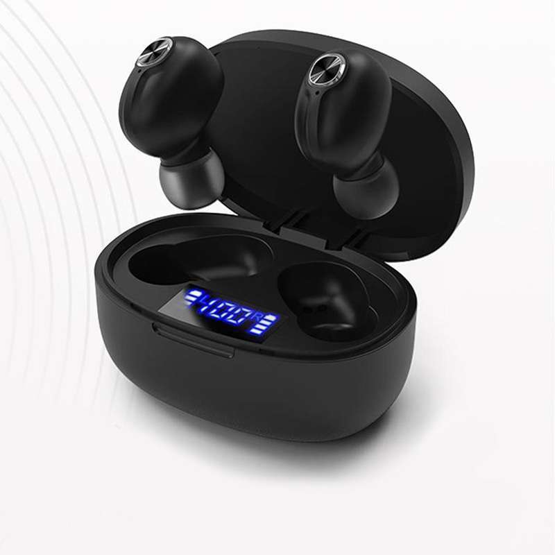 Jual Dr 15 Earphone Bluetooth Tws With Charging Case Black Hitam Online Oktober 2020 Blibli Com