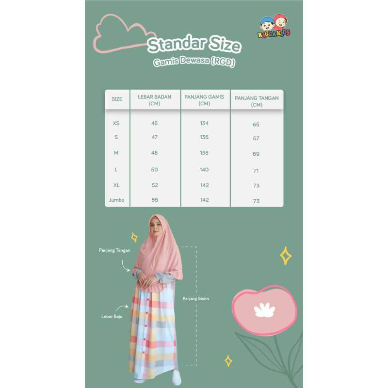 Jual Gamis Remaja Dewasa Raggakids Rgd 45 Online Januari 2021 Blibli