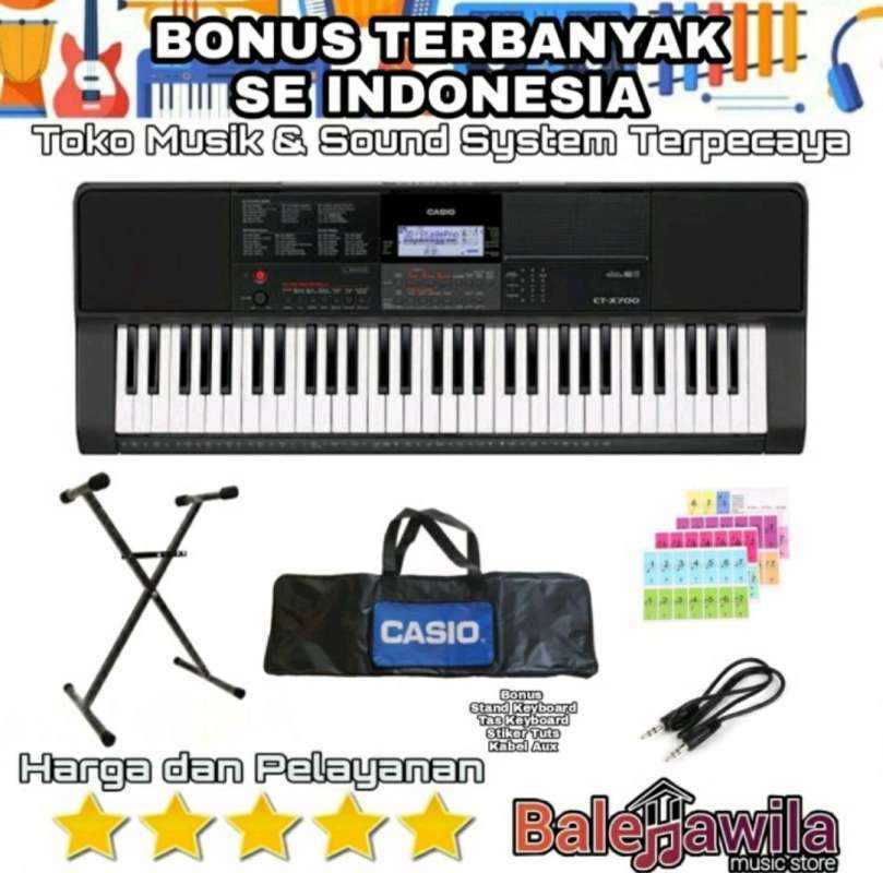 Casio keyboard ctx on sale 700