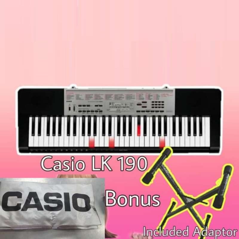 Promo Keyboard Casio Lk190 Lk 190 bonus Original Casio Lk 190 61 key Lighted Portable Keyboard bonus Original Diskon 5 Di Seller Bale Hawila Ketabang Kota Surabaya Blibli