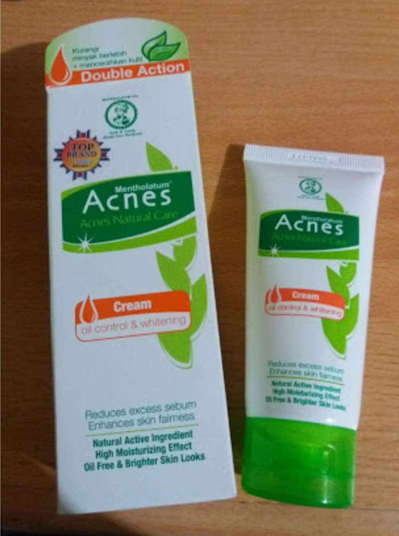 acnes cream oil control & whitening harga