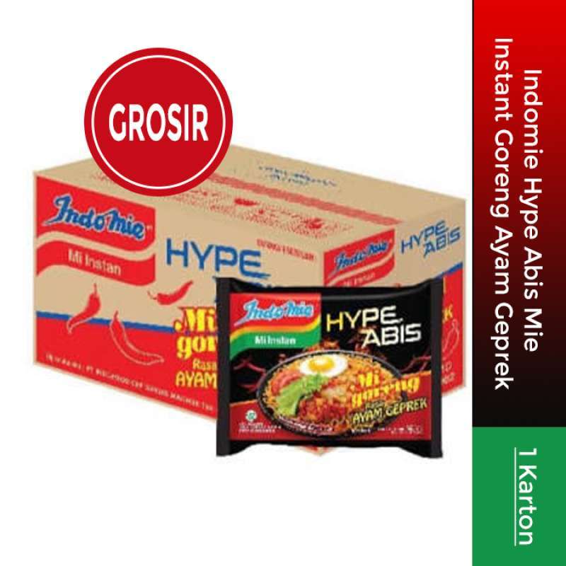 Jual Indomie Hype Abis Mie Instant Goreng Ayam Geprek 1karton Grosir Terbaru November 2021 Harga Murah Kualitas Terjamin Blibli