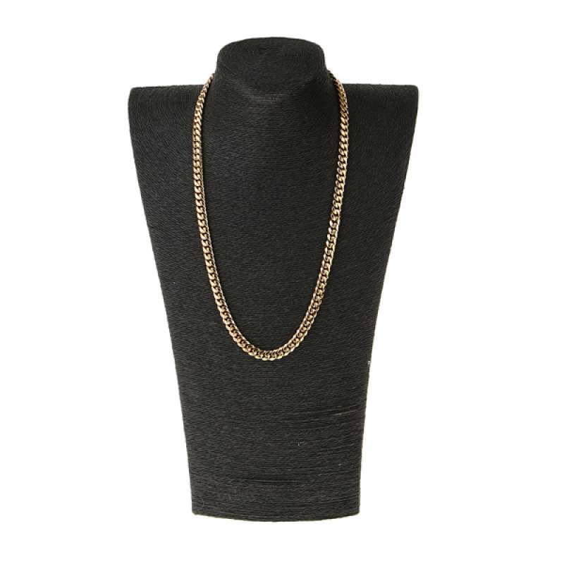 Promo Golden 8mm Cuban Curb Link Chain 