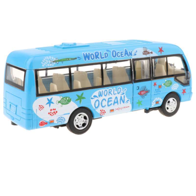 Jual Cute Travel Bus Alloy Diecast Model Vehicles Toys For Children Birthday Gift Online Desember 2020 Blibli