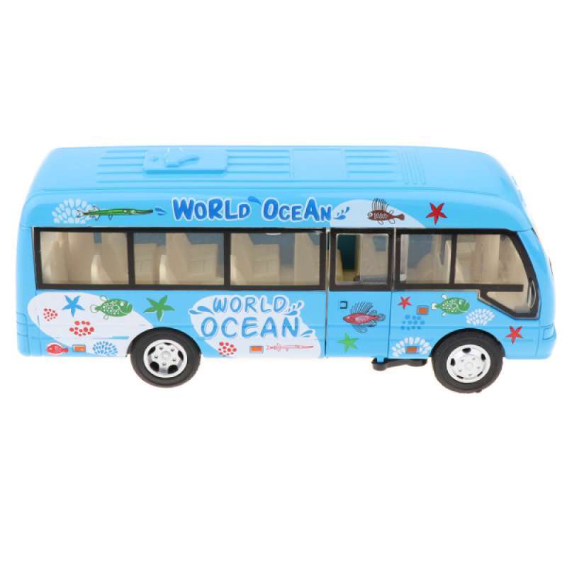 Jual Cute Travel Bus Alloy Diecast Model Vehicles Toys For Children Birthday Gift Online Desember 2020 Blibli