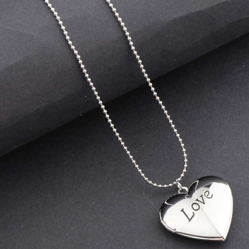 Promo Love Heart Locket Necklace 