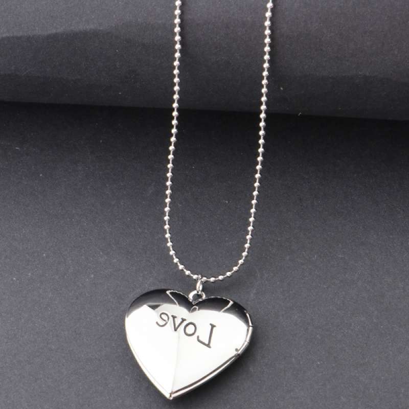 Promo Love Heart Locket Necklace 