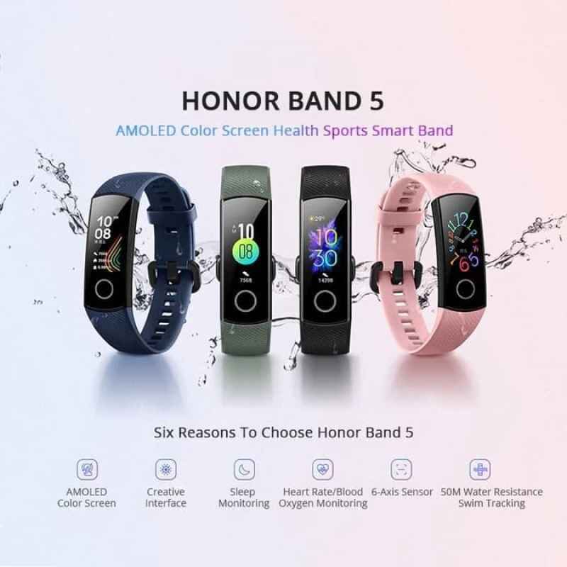 huawei honor band 5 smartband amoled smartwatch 2hj