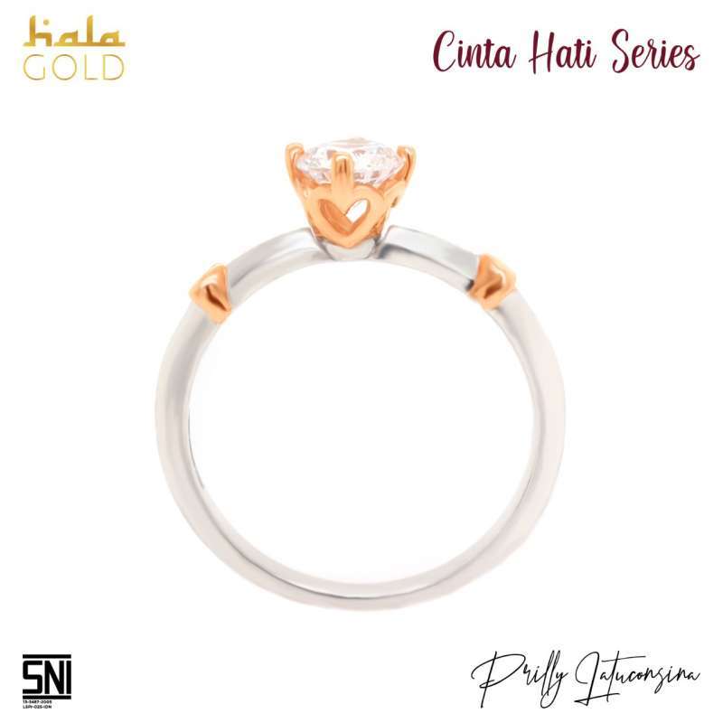 Jual Cincin Emas Cinta Hati Hala Gold Prilly Maaf Sayang 3wsz528 Online Februari 2021 Blibli