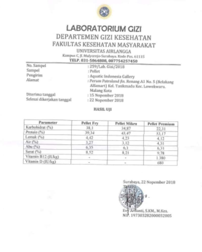 Promo Pelet Ikan Cupang Betta Fish Ovulacion Untuk Breeding (vit