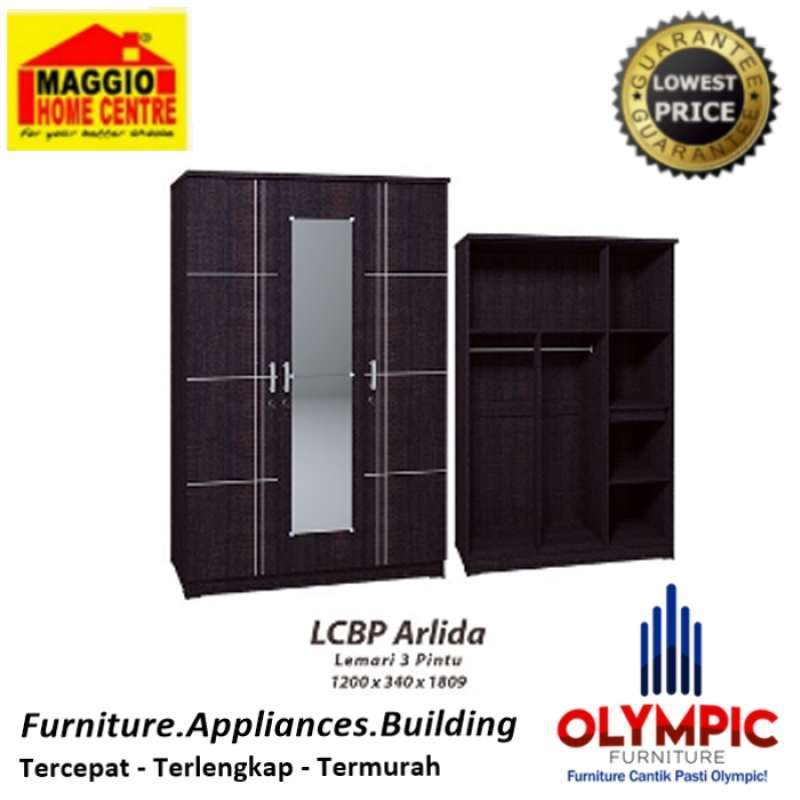 Lemari Pakaian Minimalis 3 Pintu Olympic Terbaru Agustus 2021 Harga Murah Kualitas Terjamin Blibli