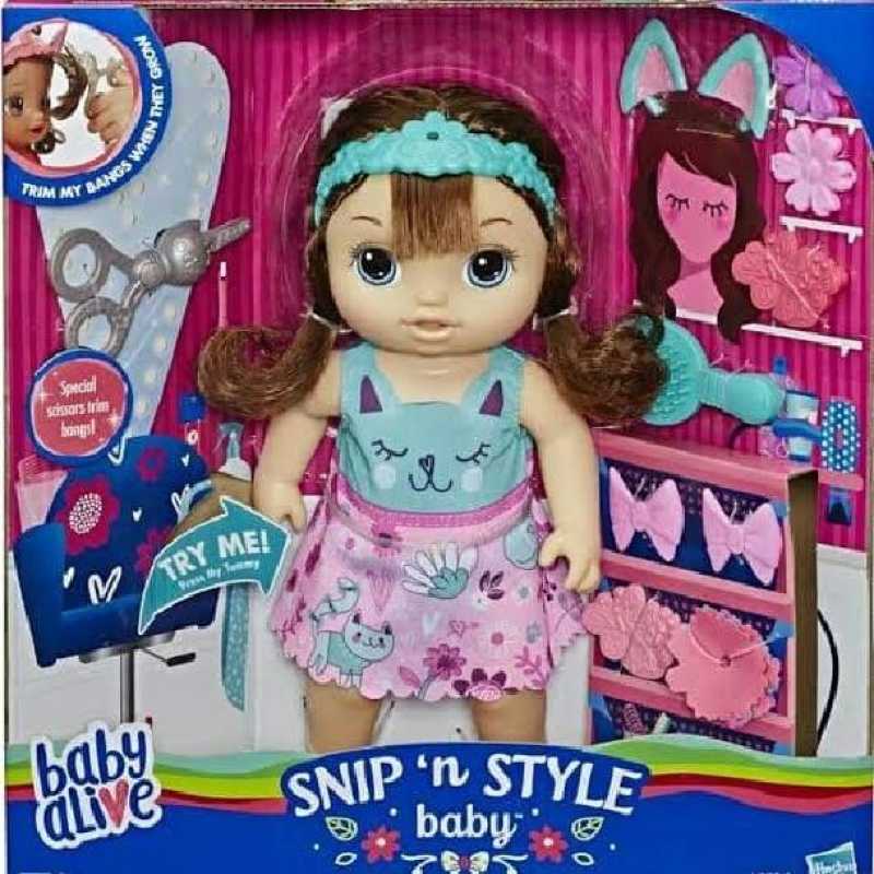 Jual Mainan Anak Boneka Baby Alive Snip N Style Baby Hair Cut