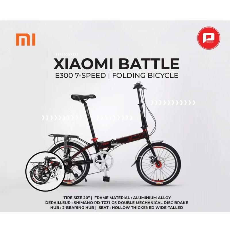 Xiaomi battle e300 folding bicycle outlet