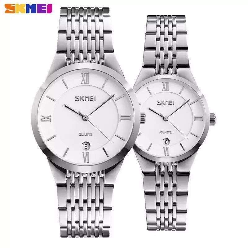 Promo Jam Skmei 9139 original stainless bergaransi free box karton