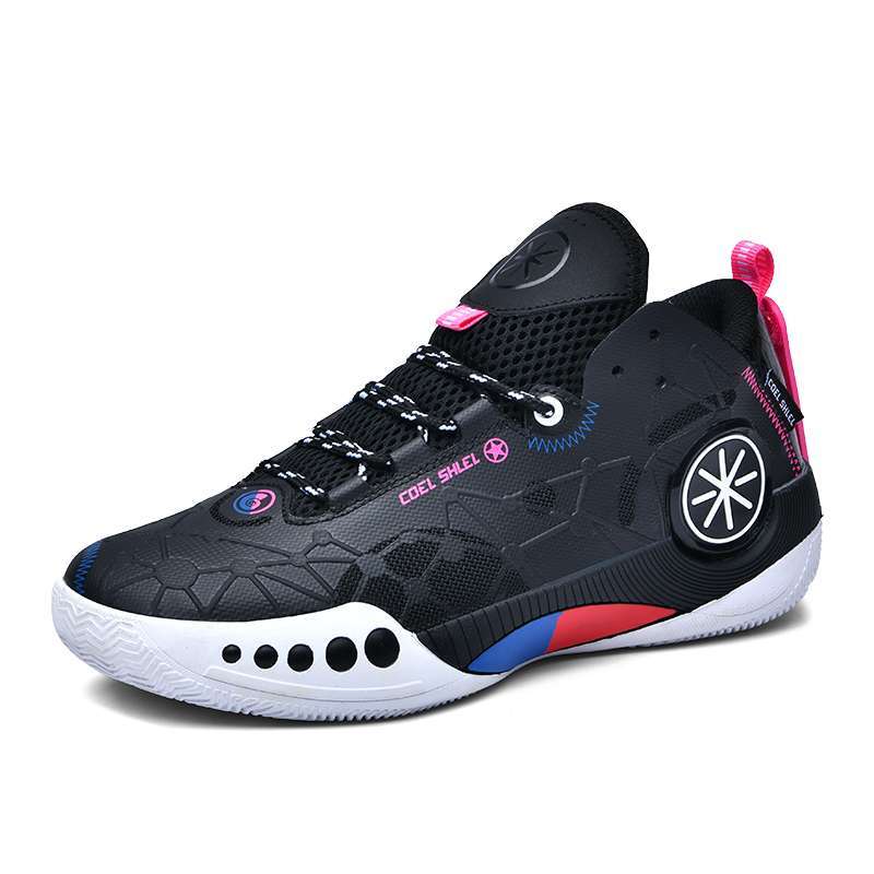 Basketball Shoes Sepatu Basket Unisex #8896 Black