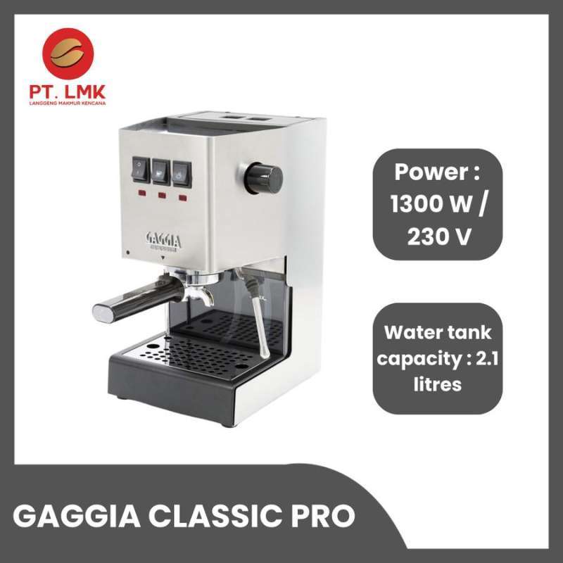 Stainless Steel Gaggia Classic Pro Coffee Machine Gaggia Classic