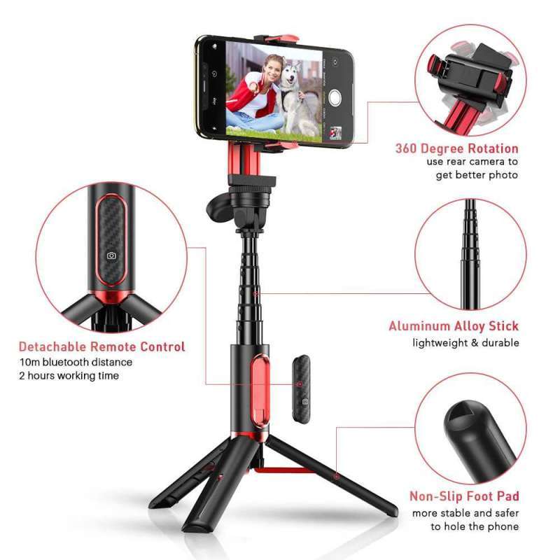 Jual Apexel Tongsis Gimbal Stabilizertripod Smartphone With Remote Apl D8 Online Januari 2021 Blibli