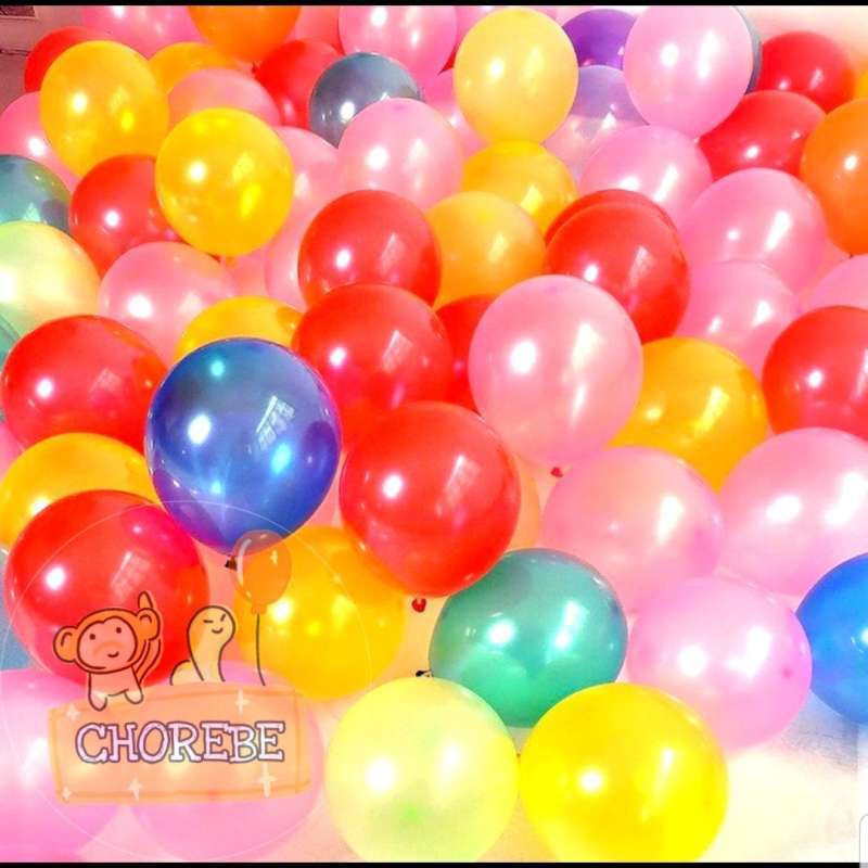 Jual Balon Latex Balon Karet Metalik Aneka Warna Online Desember 2020 Blibli