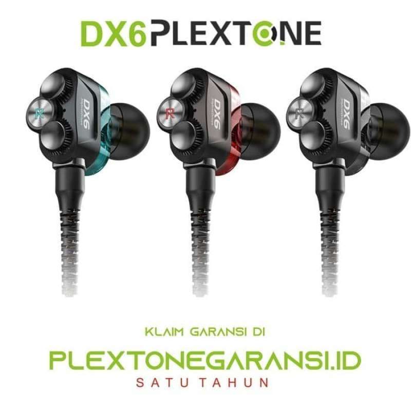 PLEXTONE DX6 EARPHONE GAMING HYBRID DRIVERS HEADSET WITH MICROPHONE XIONSTORE