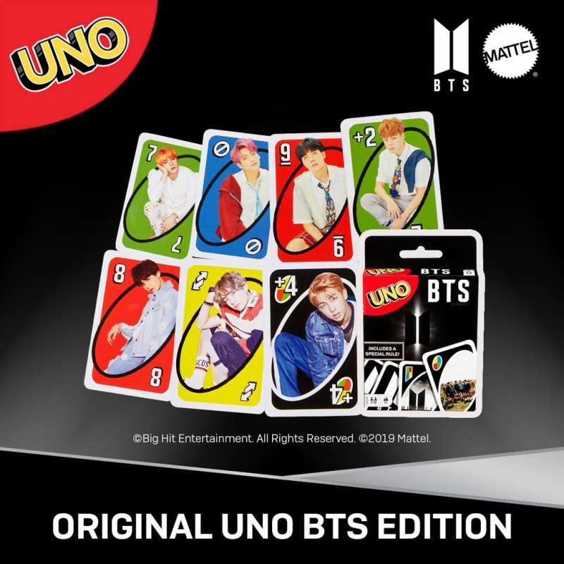 Jual Tbs 1 Pc Original 100 Mainan Kartu Uno Versi Fans Kpop Bts Mattel Big Hit Entertainment Paling Murah Online Januari 2021 Blibli