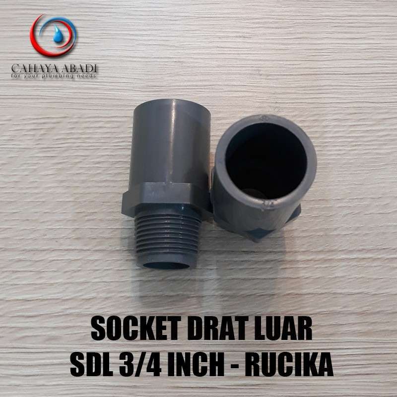 Jual Grosir Fitting Socket Drat Luar Sdl 3 4 Inch Aw Rucika Online Desember 2020 Blibli