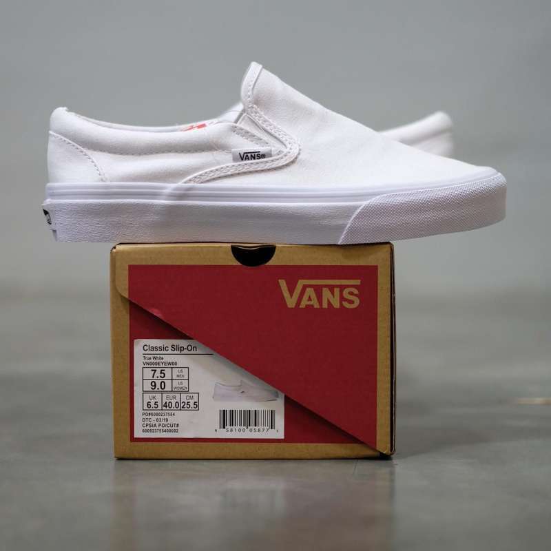 jual vans all white