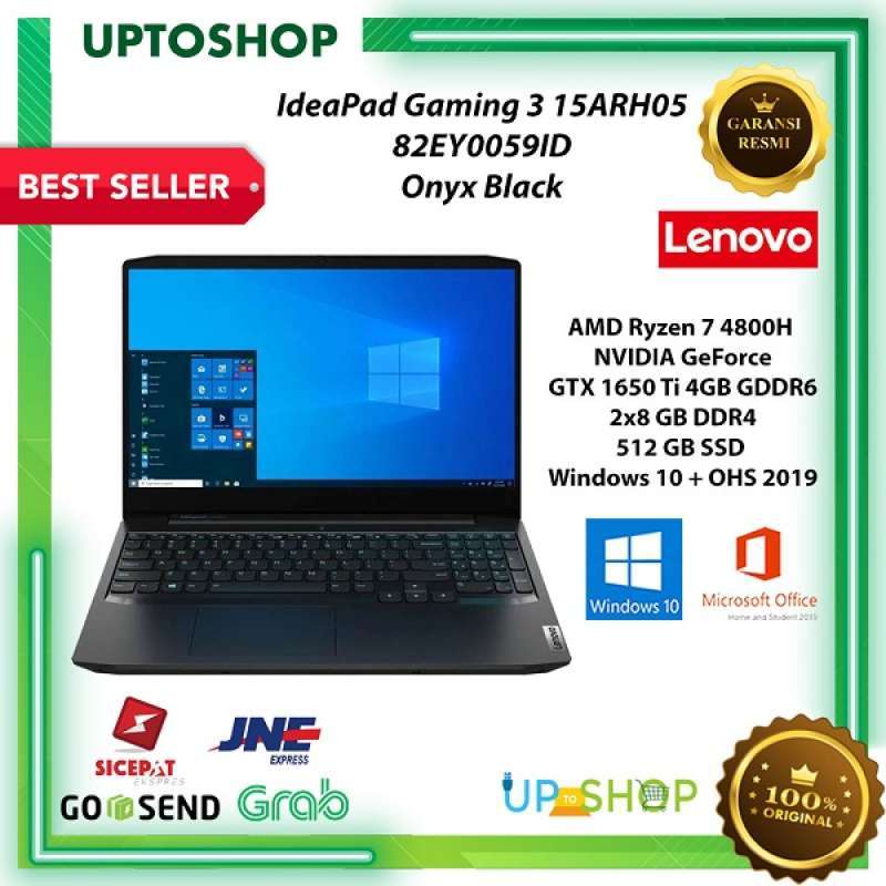 Jual Lenovo Ideapad Gaming 3 15arh05 59id Gaming Laptop Amd Ryzen 7 4800h 2x8gb Ddr4 512gb Ssd 15 6 Inch Fhd Win 10 Ohs 2019 Online November 2020 Blibli Com