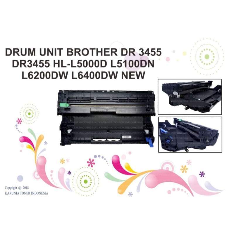 drum unit brother dr 3455 dr3455 hl l5000d l5100dn l6200dw l6400dw new