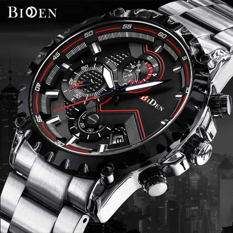 Jual Biden Jam Tangan Pria Tali Stainless Steel Bisnis Tahan Air Kuarsa Jam Murah Mei 2021 Blibli