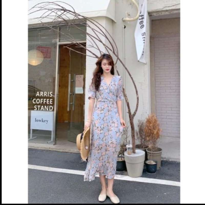Korean midi dress store